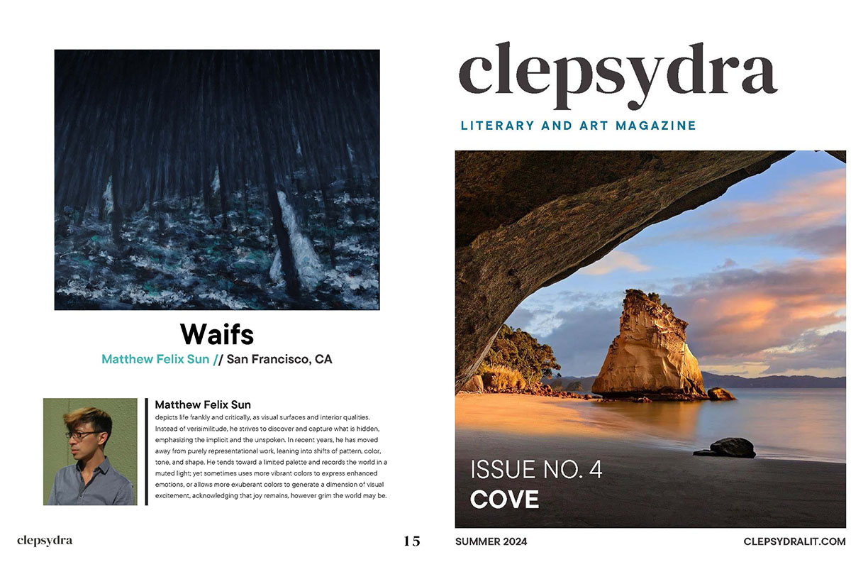 "Waifs" published by Clepsydar, Issue 4, 2024